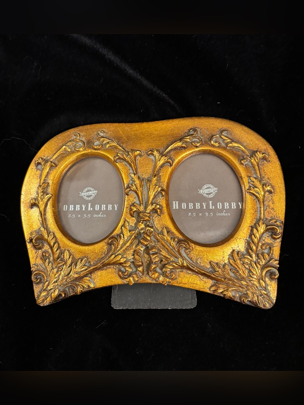 Hobby Lobby Ornate Gold Double Picture Frame